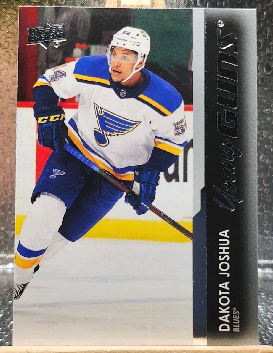 DAKOTA JOSHUA RC 2021-22 Upper Deck Series 1 #204 YOUNG GUNS ROOKIE CARD Blues