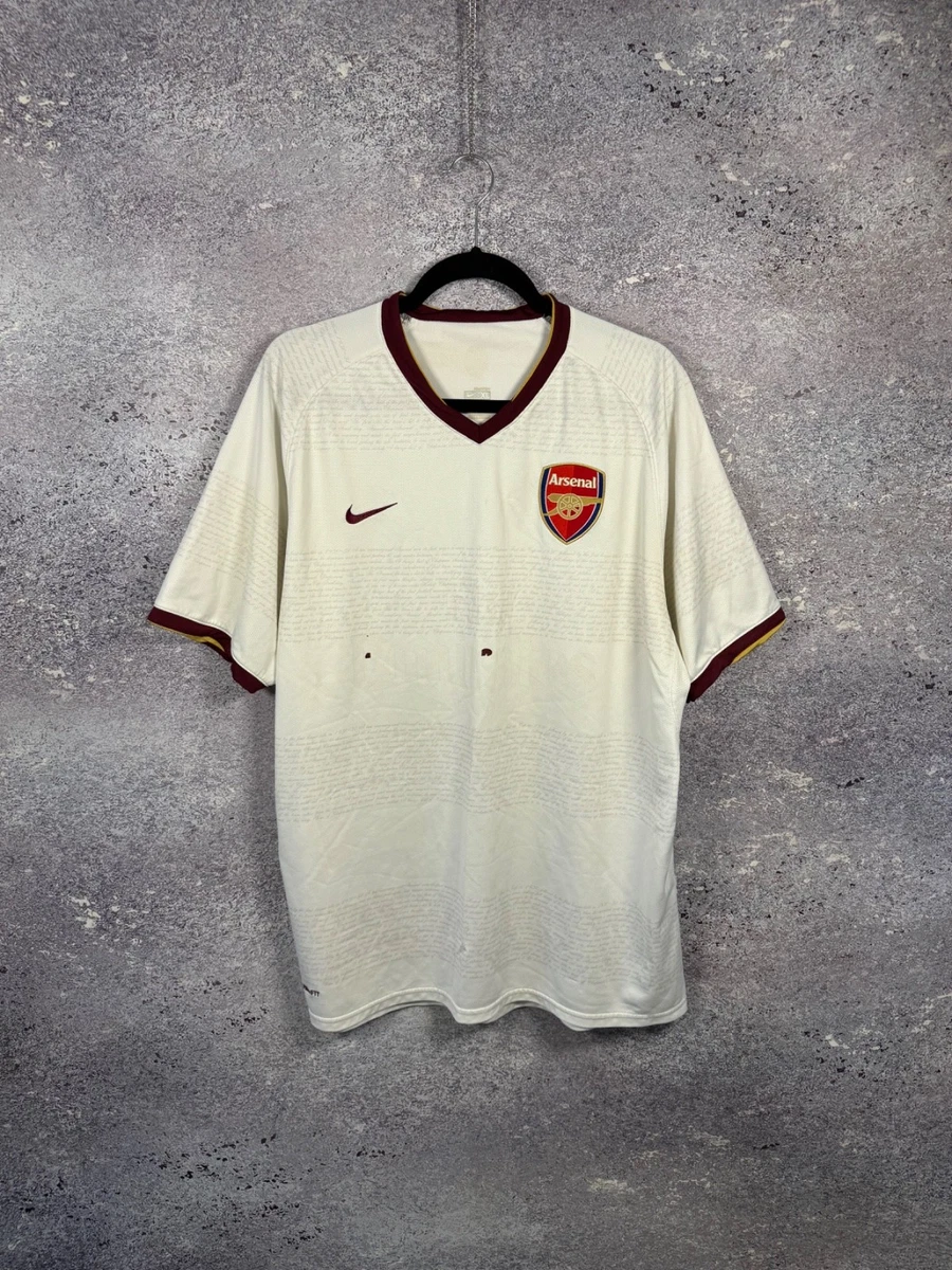 Nike Arsenal White International Club Soccer Fan Apparel and