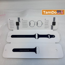 Genuine Apple Watch 45mm Sport Band Midnight Strap S/M M/L Fits 42mm 44mm 49mm