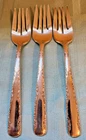 3 Gorham Sterling Silver Camellia Salad Forks -118 grams