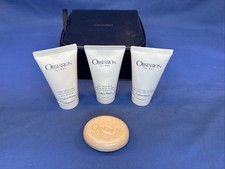 Obsession by Calvin Klein 4 Piece 1.7 oz Moisturizer Shampoo After Shave  Soap