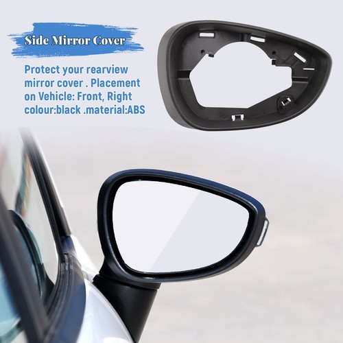 Auto Rechts Seiten TüR Wind RüCkspiegelrahmen für Fiesta MK7 2009-2017 V9L2 - Bild 4 von 7