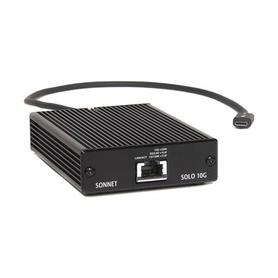 Sonnet Technologies Solo 10G Thunderbolt 3 to 10GBASE-T Ethernet Fanless Adap...