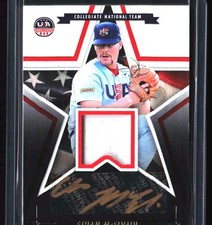 Ethan McElvain 2025 Stars and Stripes Auto Star Signature Materials Black Gold