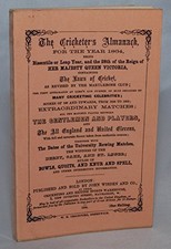 The Cricketer's Almanack For the Year 1..., John Wisden