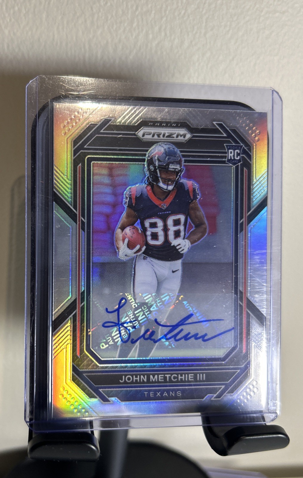 2022 Panini Prizm - Rookies John Metchie III #316 Silver Prizm Autographs (RC,AU