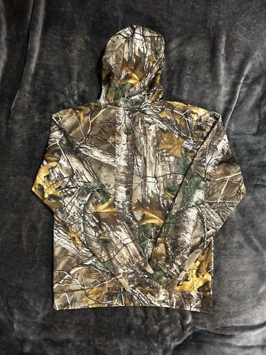 RedHead RealTree Hoodie Xtra Camouflage Camo Long Sleeve Hunting VTG Mens Small - Picture 4 of 5