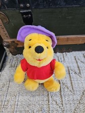 10" Mattel 1997 WINNIE THE POOH BEAR In Hunny Honey Pot With Backpack Plush toy