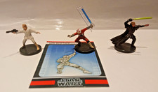 Wotc Star Wars Miniaturen Luke Skywalkers für jeden Film New Hope Empire & Jedi