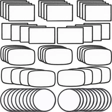 60 Pcs Sublimation Patches - Iron on Blank Patches for DIY Crafts Hats Caps Back