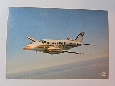 Air Alpes Beechcraft 99 Postcard