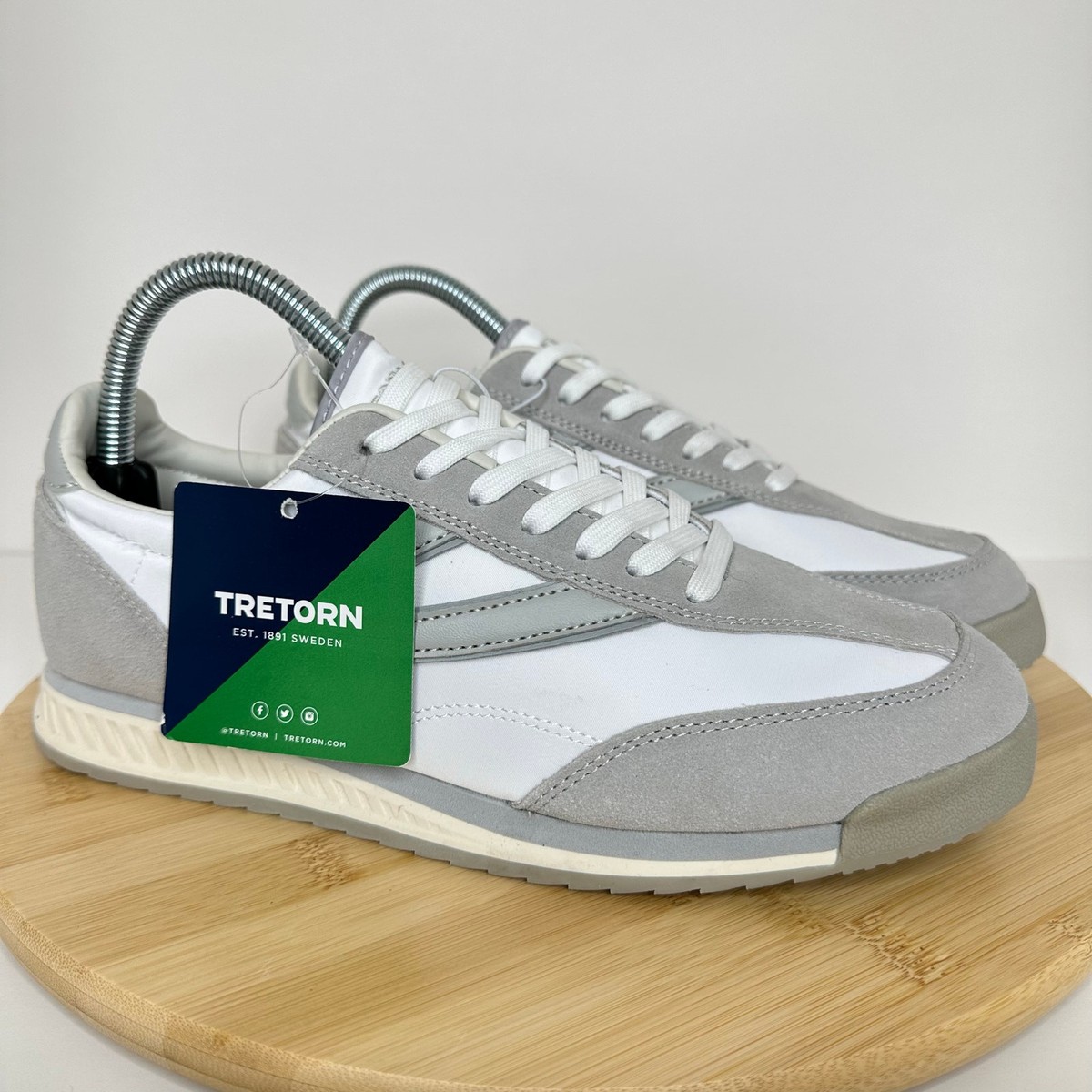 Tretorn Kristine Retro Athletic Jogger Leather Sneakers Womens