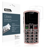 2X Schutzfolie FüR Artfone A400 4G Matt - Anti-Shock 9H Folie Dipos Glass