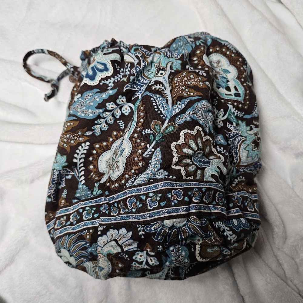 Vera Bradley Winter 2006 Java Blue Ditty Bag - image 1