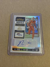 2023 Contenders Riley Moss Midfield Ticket 1/50 Auto RC Denver Broncos