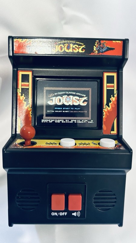 Joust Mini Arcade Midway Classic Arcade Handheld Electronic Game WORKING 80s