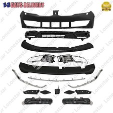 Complete Bumper Cover Fit For 2016-2018 Lincoln Mkx W/ Fog Lamp New W/grille