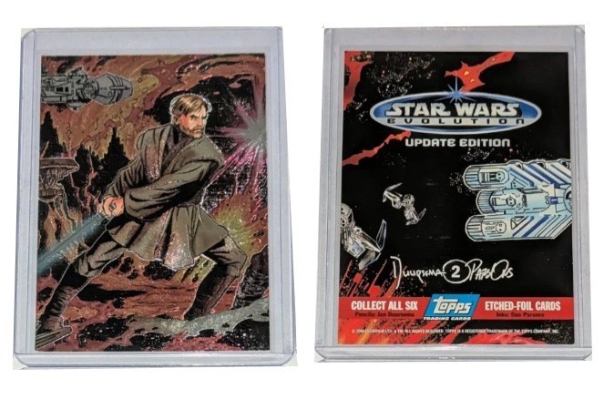 2006 Topps Star Wars Evolution Update Etched Foil Insert Trading