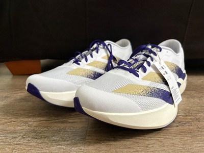 Adidas Adizero Evo SL Washington Dawgs White Purple Mens Sz 13