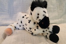 LARGE 22" Animal Alley Horse Plush Stuffed Animal Spotted Black White Appaloosa