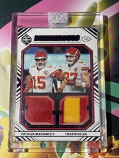 Patrick Mahomes / Travis Kelce Limited Dynamic Duos 2022 Patch 10/10 🔥