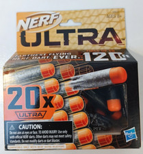 NERF Ultra Foam Darts - 20 Darts E6600 NEW