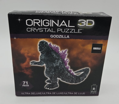 Bepuzzled, Godzilla Roars, Deluxe 3D Crystal Puzzle, Ages 12 and Up