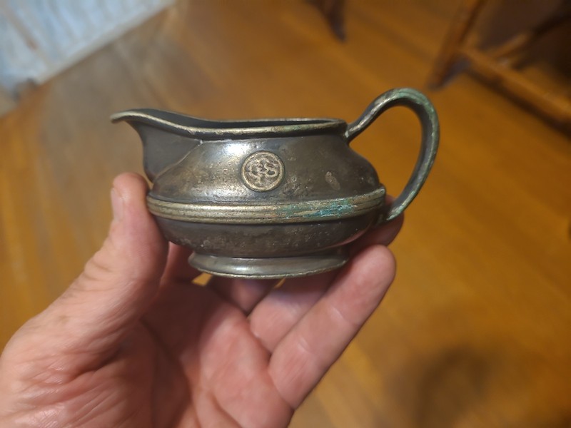 VINTAGE CHICAGO SANFRANSISCO RAILROAD DINING CREAMER CSP RAILROAD 2 OZ 