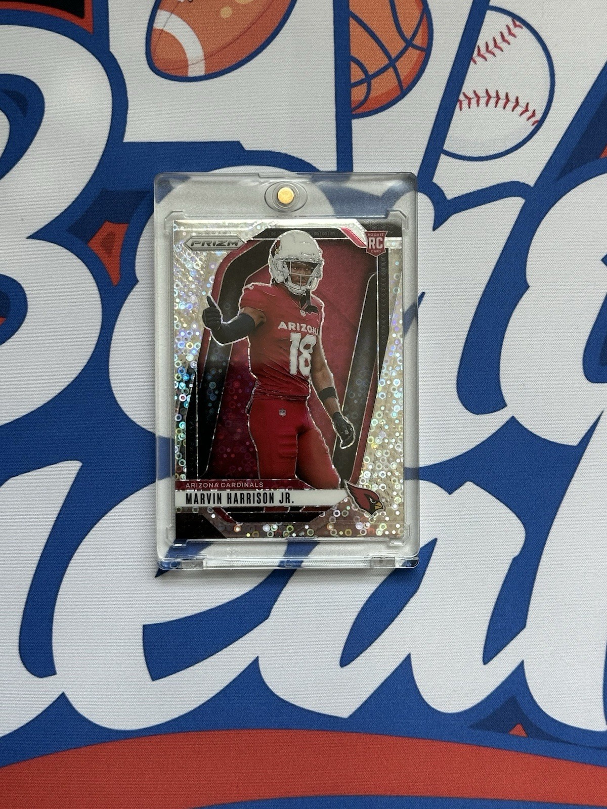 2024 Panini Prizm Marvin Harrison Jr. No Huddle Disco Variation Rookie SSP