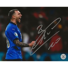 Federico Bernardeschi Autographed Italian National Soccer Team Celebration 8x10 