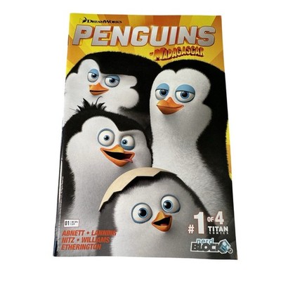 PENGUINS OF MADAGASCAR TITAN COMICS 2 COMIC SET 2 & 4 F/VF