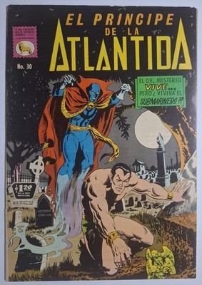 Sub-Mariner #22 Dr Strange Principe de la Atlantida 30 La Prensa 1971 LAST ISSUE