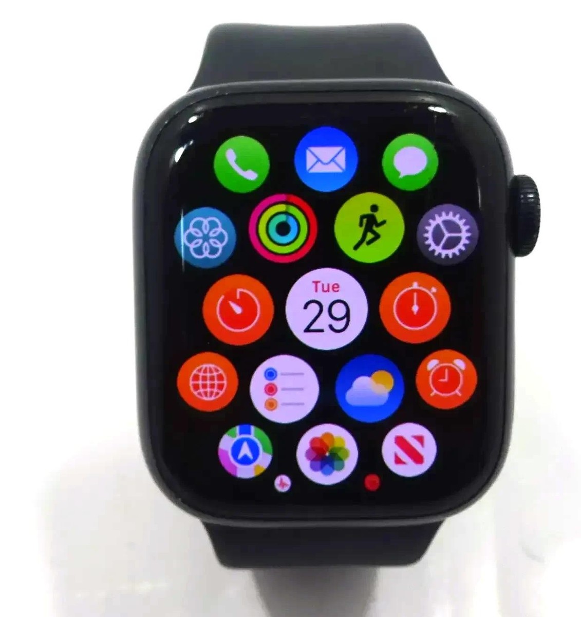 APPLE Watch Series 7 GPS - 41MM Aluminum Case A2473 - Black | eBay