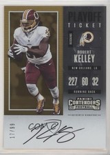 2017 Panini Contenders Veteran Playoff Ticket 17/99 Robert Kelley #384 Auto s7f