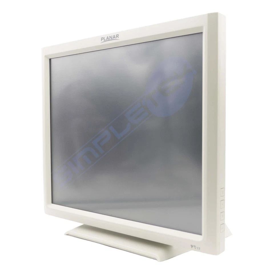 Planar Pt1745r-wh Monitor 17 " Touch Screen Square 4:3 Case Pos Reconditioned - Image 3 of 4