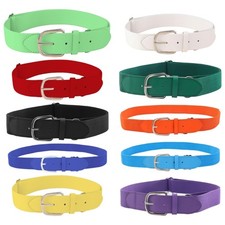 Baseball Belt Adjustable Stretch Belt Softball Belt with Buckle for Teens Kids