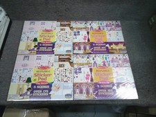 NEW Melissa  Doug 4 pads Reusable Sticker Pads Assorted Stickers 2 and 2