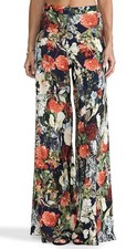 Alice + Olivia Wide Leg Pant in Vintage Bouquet XS 0/2 $297 SOLD OUT ONLINE