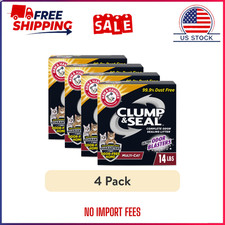 4 Pack ARM HAMMER Clump Seal Odor Sealing Multi-Cat Litter