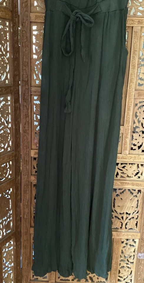 Derek Heart Hunter Green Jumpsuit Size M - Image 4 of 4