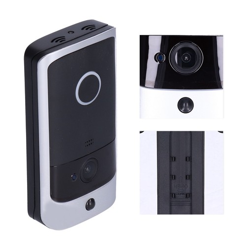Timbre Inalámbrico WiFi Inteligente 2.4G Movimiento Activado Alertas Gran Angular - Imagen 8 de 12