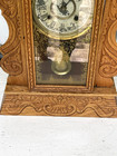 Antique 8 Day Merchant Line Calendar New Haven Clock Gingerbread Mantel Or Wall — photo 6