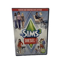 The Sims 3 Diesel Stuff PC & Mac Game EA Expansion Pack Used Fashion & Furniture