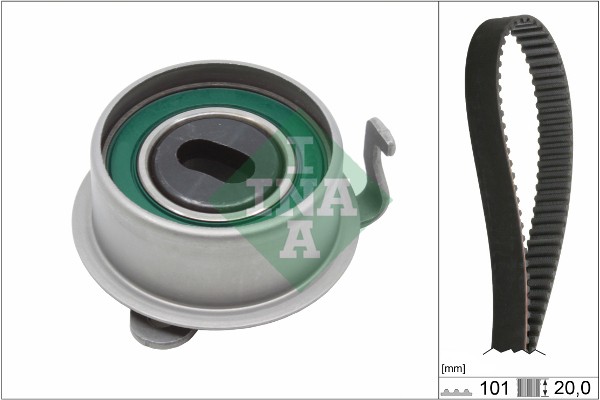 530 0355 10 INA TIMING BELT KIT FOR DODGE HYUNDAI KIA