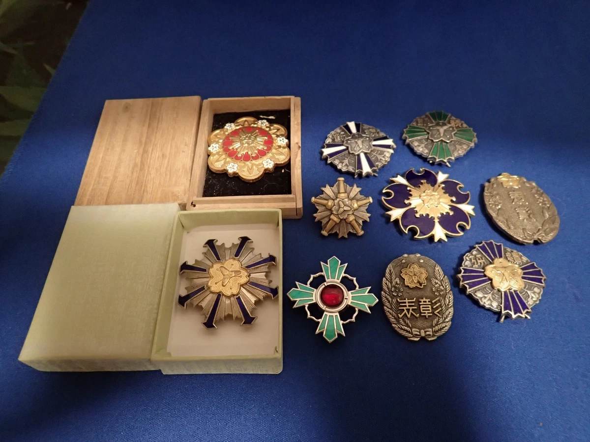 二战时期原装日本奖章、饰针、绶带| eBay