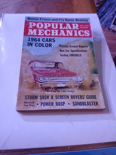 Popular Mechanics Magazine Oktober 1963