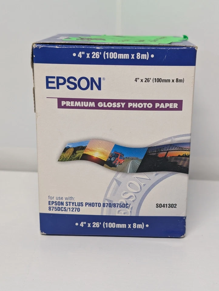 Epson Premium Semi Gloss Photo Paper 4" Roll 26’ S041302 NEW - Image 4 of 4
