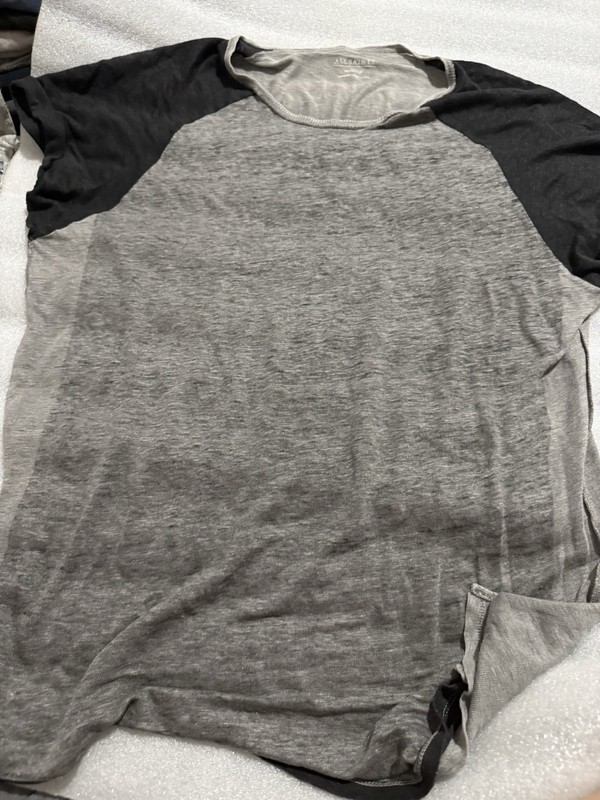 all saints t shirt 100% Linen XL