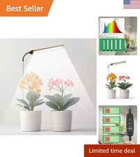 Grow Light for Indoor Plants Growing, 6000K Full Spectrum Gooseneck Plant Lam...