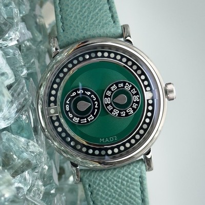 MB&F M.A.D. Editions M.A.D. 2 Green Dial 42mm Complete Set